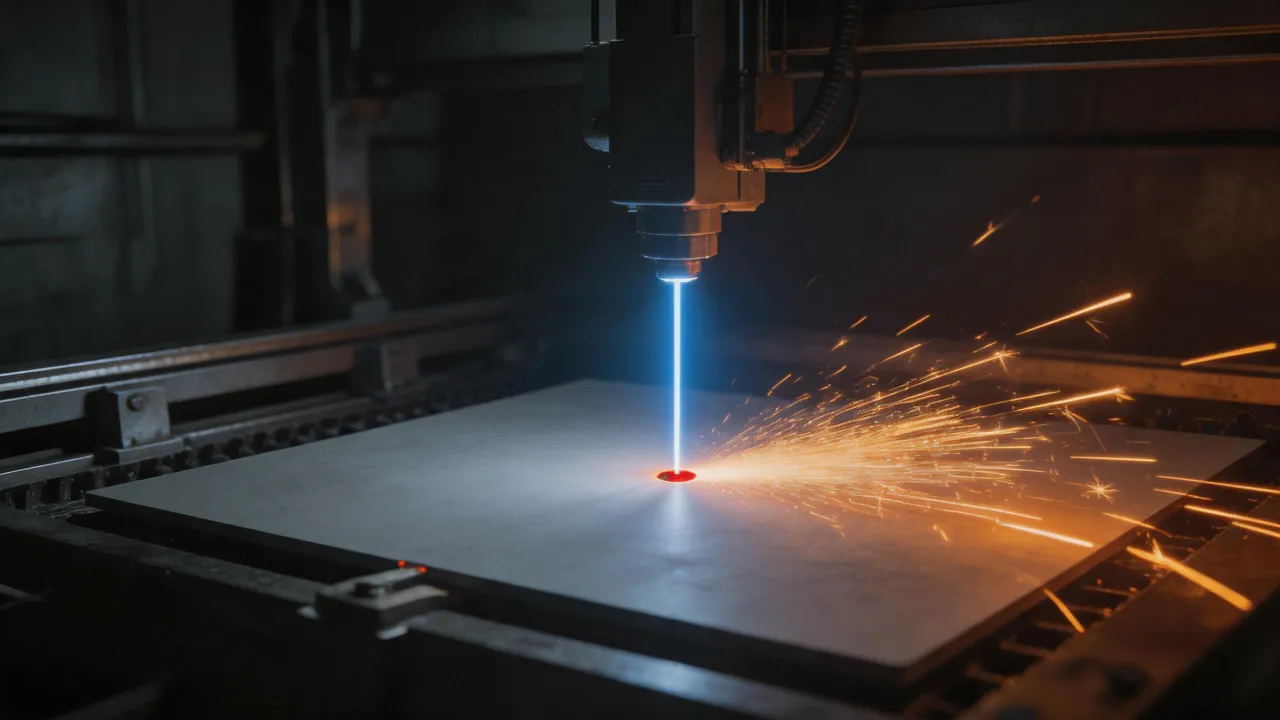 ENSIS 9kW fiber laser cutting mixed thickness steel nest
