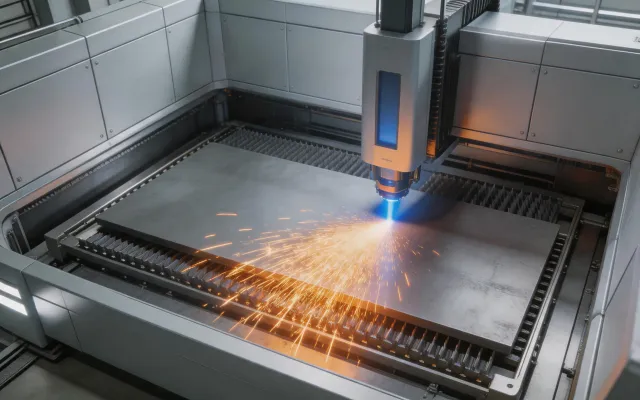 LC-ALPHA high-power fiber laser heavy-plate cutter