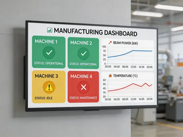 AMADA Care connected service dashboard